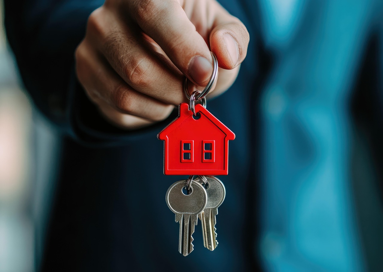 ai generated, real estate, keys, property, house, investment, key chain, home, ownership, mortgage